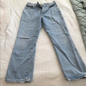 Agolde Light Blue Flare Jeans